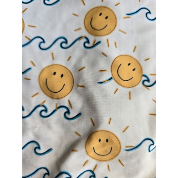 Caden Lane Swimsuit Rash Guard Ruffle One Piece Sun Print Long Sleeve 18-24M - Picture 4 of 10